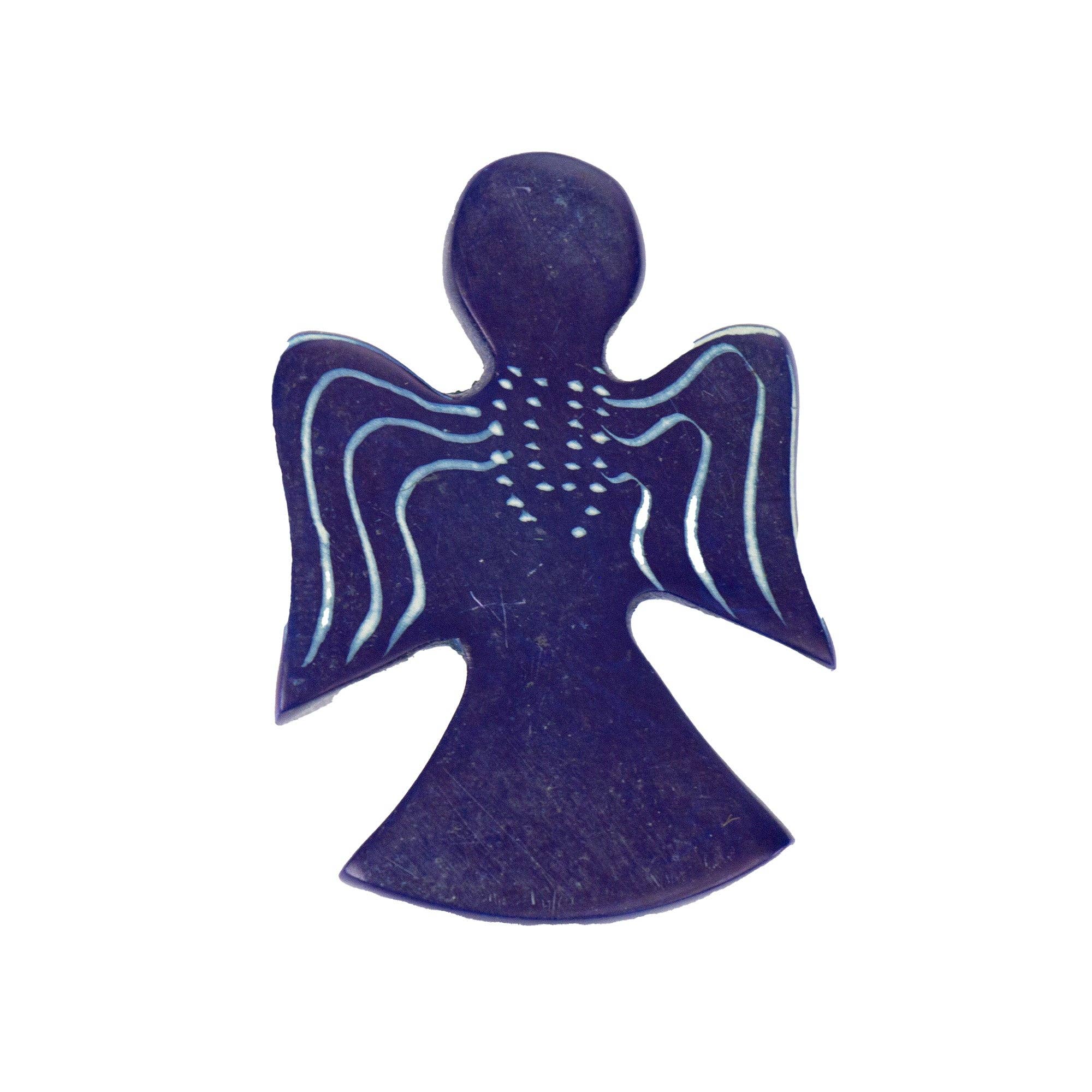 Global Crafts - Vente Figurine décorative - Paquet de 10 - Palm Angels colorés en stéatite10