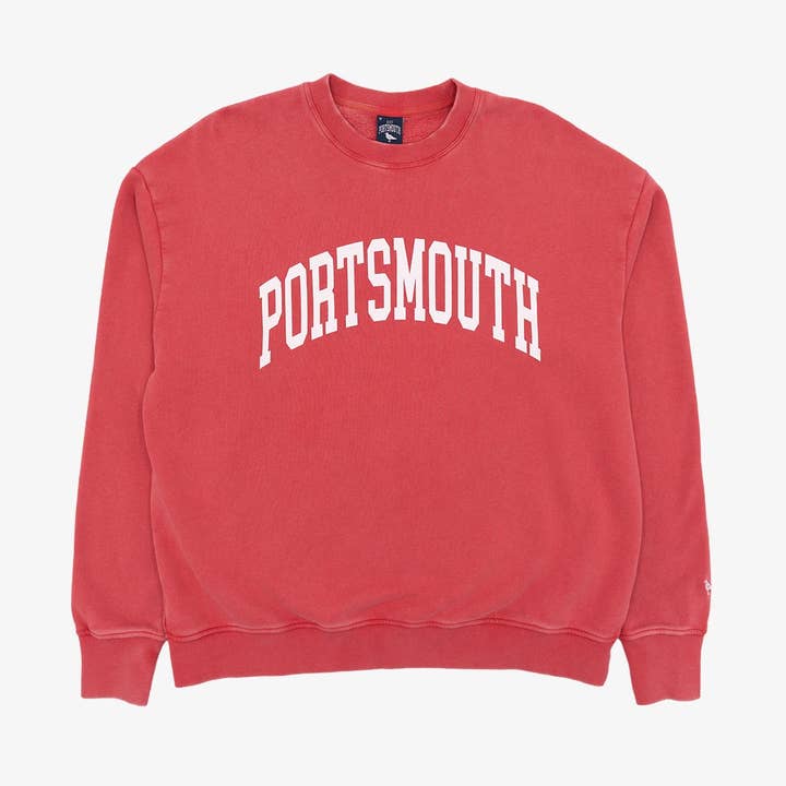 Portsmouth Crewneck in Washed Red for wholesale by The Just Brand