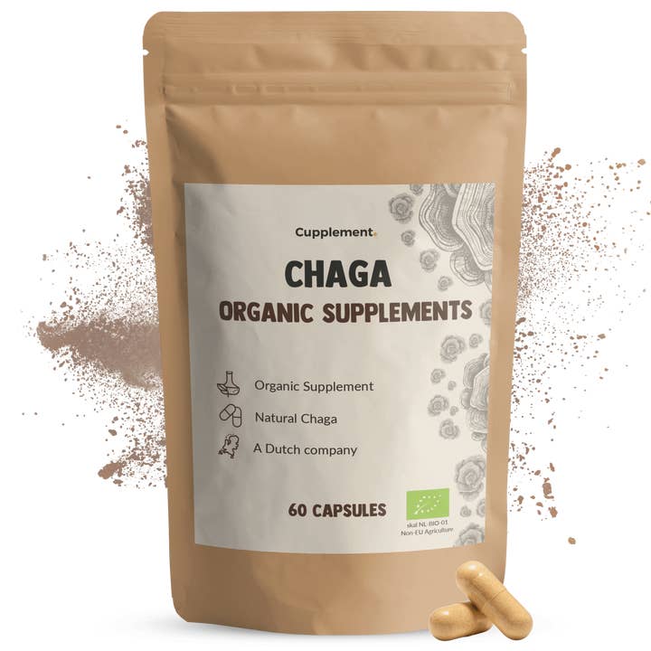 Chaga Capsules 500 mg Organic 60 Capsules for wholesale by Cupplement b.v.