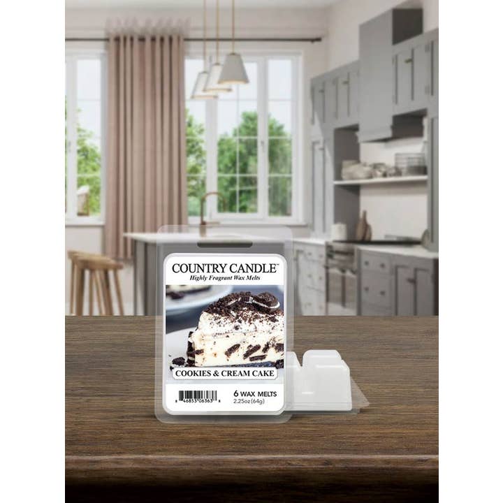 Kringle Candle Company - Wholesale Wax Melt - 6pc CC WxMlt: Cookies & Cream Cake