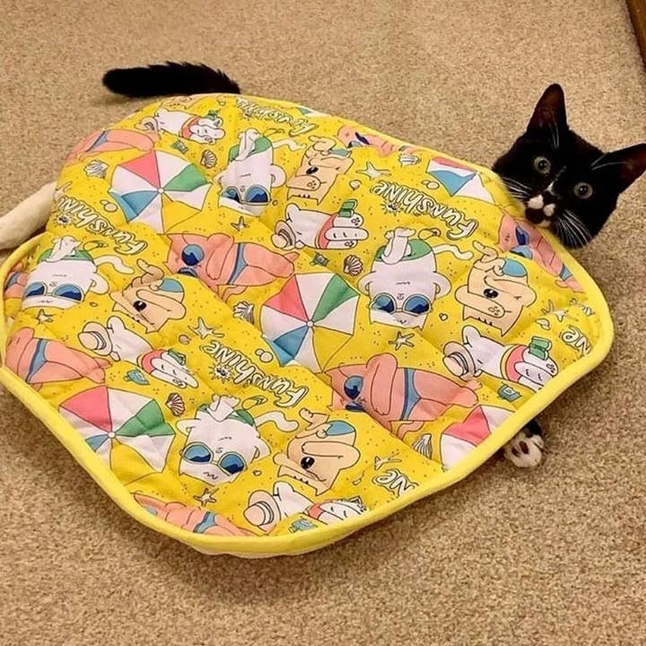 WufWuf - Wholesale Pet Mat - Dog - MyMeow Funshine Cool Cat Mat, Cooling Pet Mat, 48cm x 60cm