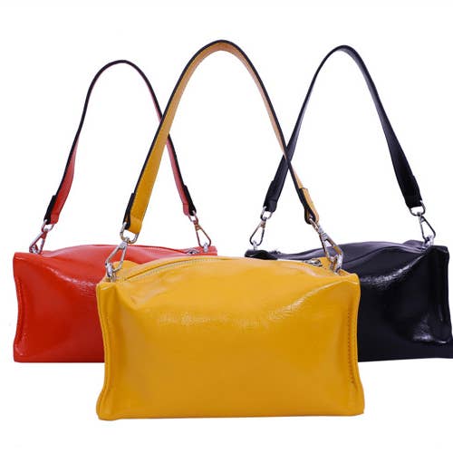 Ladies Top Handle Satchel Handbag for wholesale by Nima Accessories Inc