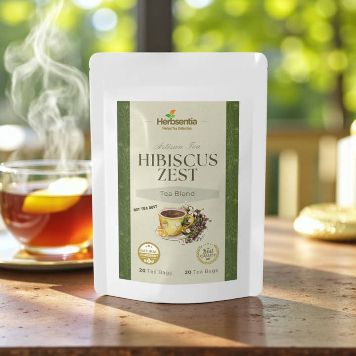 Succus - Wholesale Tea Bags - Hibiscus Zest Tea - Herbal Blend for Daily Vitality2