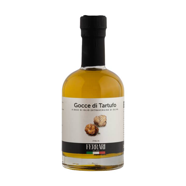 Truffle drops based on extra virgin olive oil for wholesale by OLIO FERRARI
