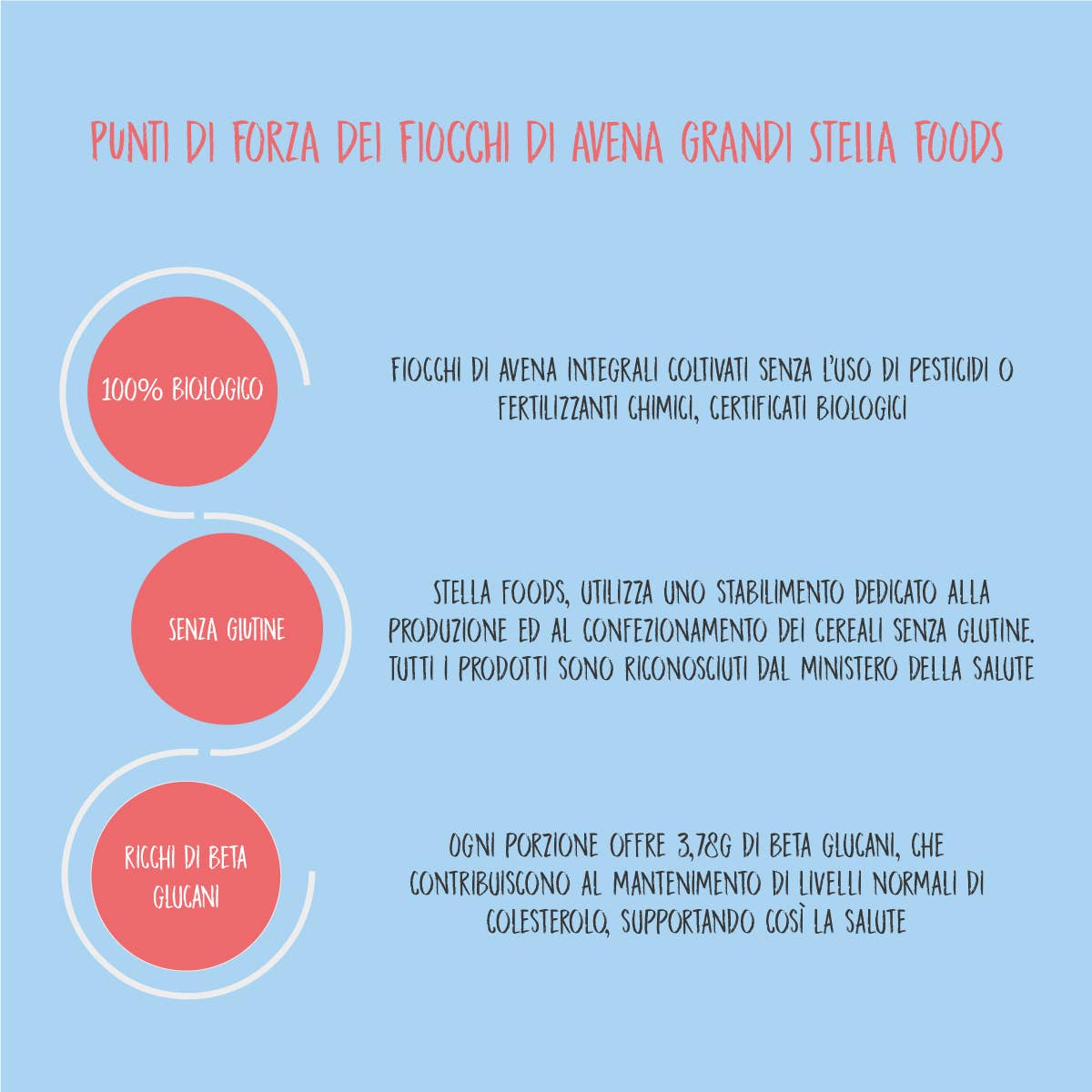 Stella Foods s.r.l. - Wholesale Oats - STELLA Organic Gluten-Free Large Oat Flakes 400g3