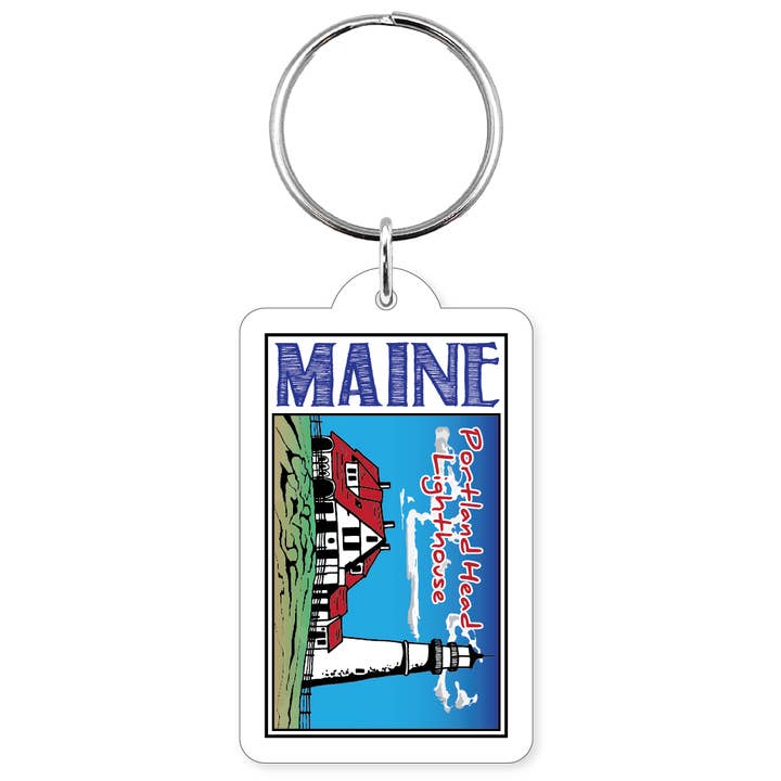 Morris Magnets - Wholesale Keychain - Unisex - Keychain - Portland Head Lighthouse1