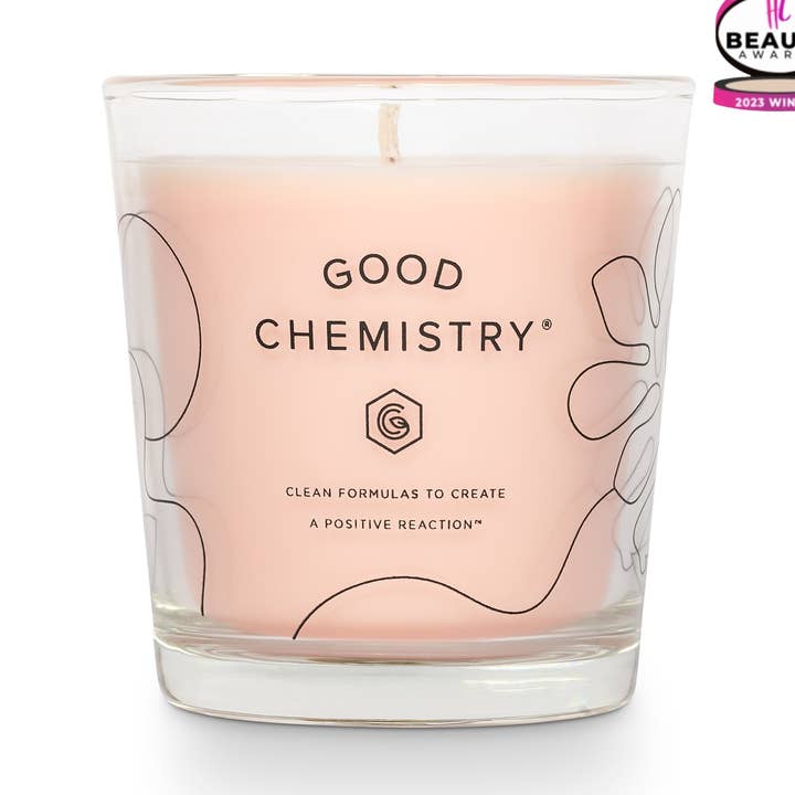 Coconut + Chill Reusable Glass Candle for wholesale by Good Chemistry
