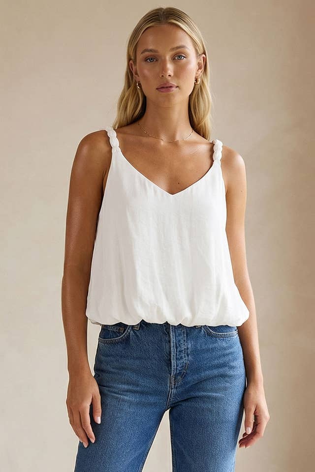 Naked Zebra - Wholesale Tank Top - Women's - Billowy Strap Accent Tank Top25