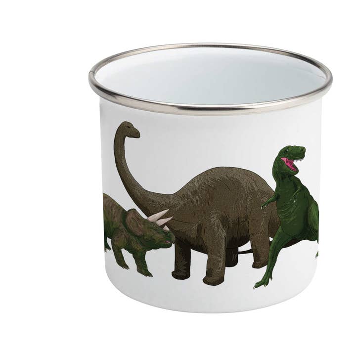 Dinosaurs - Enamel Mug for wholesale by Lydia Meiying