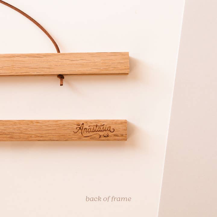 The Anastasia Co - Wholesale Picture Frame - 8" Magnetic Wood Print Frame7