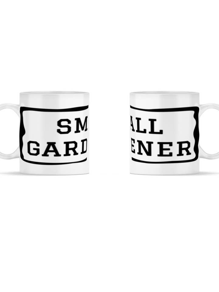 Smallgardener - Caneca Panorama Branca por atacado de The Lord of the Kleingarten