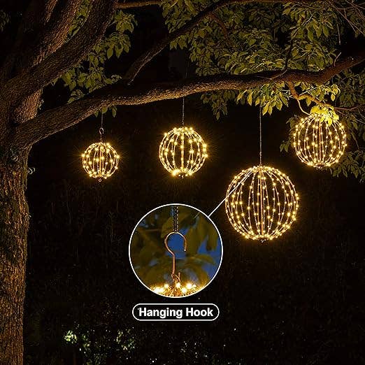 LIGHTSHARE - Wholesale Outdoor/Lawn Light - LED Ball Light, Warm White, Various Sizes and Finishes14