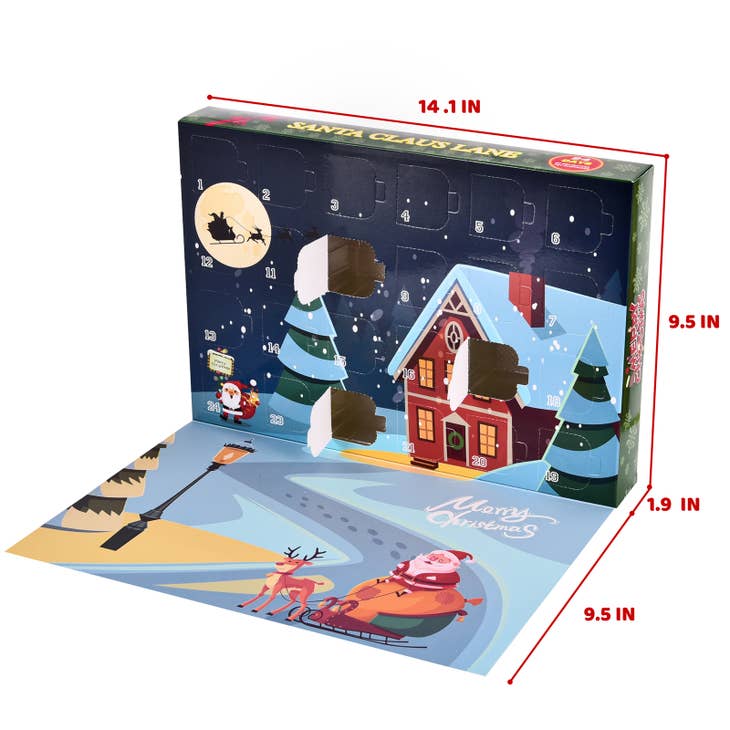 Fun Little Toys Christmas Diamond Art Kit Advent Calendar, Diamond