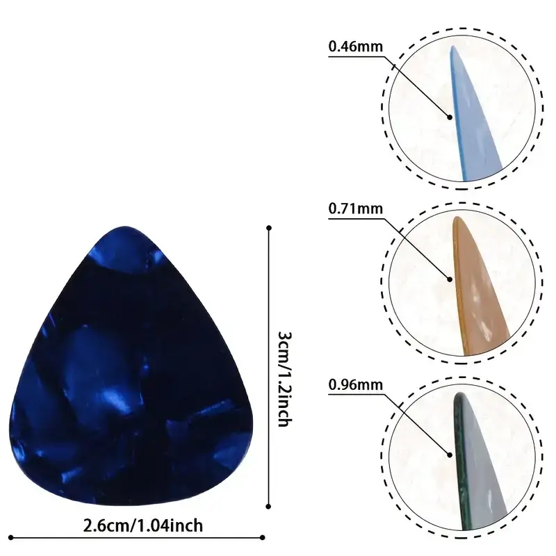 Magnifique Hearts - Wholesale Musical Instrument - Mixed Colorful Guitar Picks  Acoustic,Electric,Bass, ukulele3