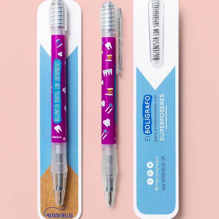 Marronynegro - Wholesale Toothbrush - Dental Hygienist Pen with Superpowers0