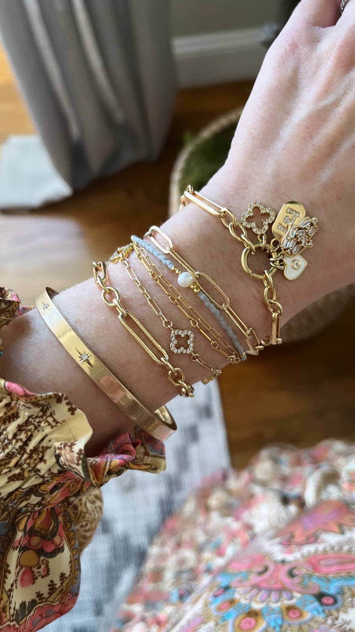 Boutique Suarez Co. - Wholesale Beaded Bracelet - Manifest Peace - Pearl Bracelet53