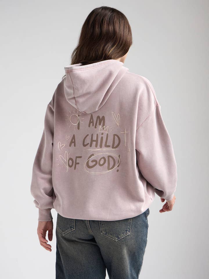 Child of God Brown Unisex Hoodie for wholesale by Elevated Faith