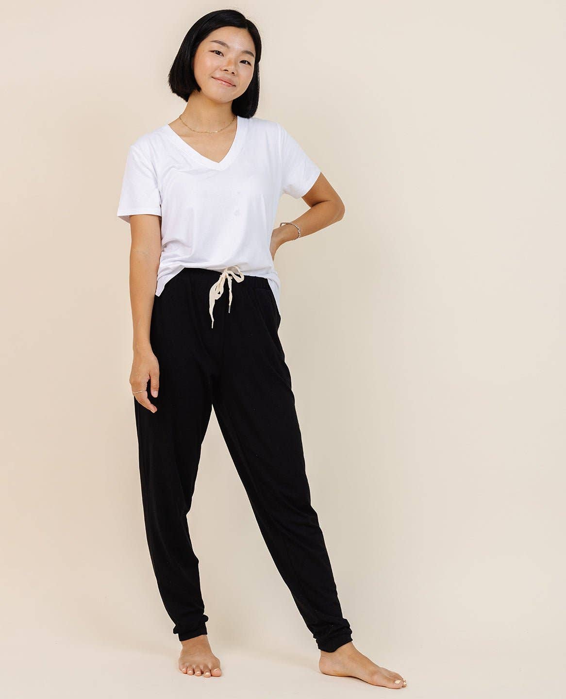 Lark - Wholesale Lounge Sweatpants/Joggers - Women's - Women's Jersey Jogger in Ink2