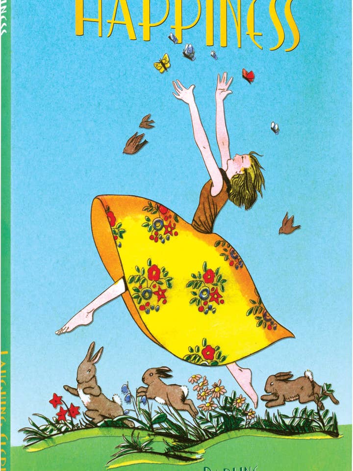 Happiness - Libro de regalo ilustrado - Arte vintage para venta al por mayor de Laughing Elephant Books