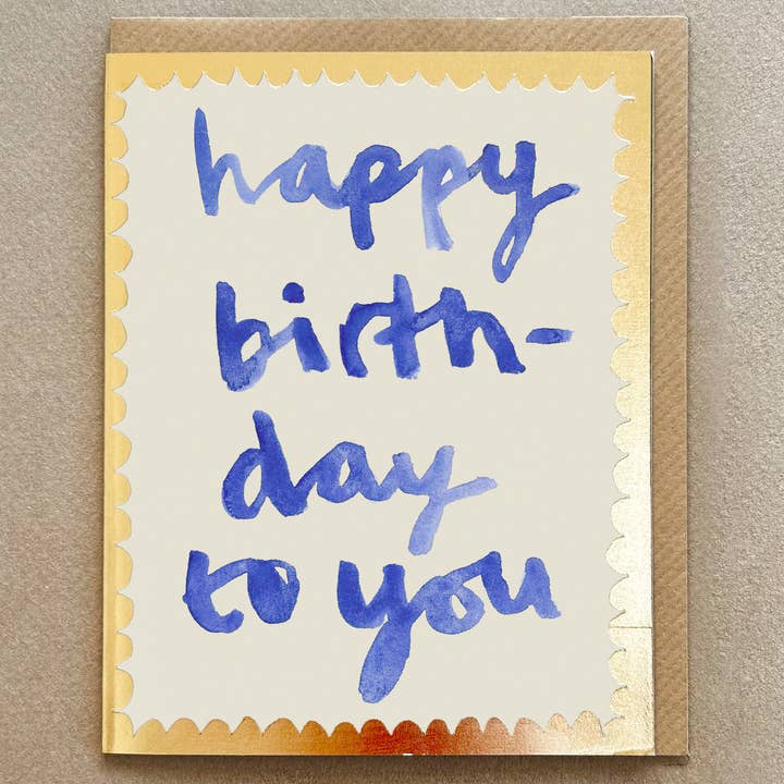 FP3447 Grußkarte „Happy Birthday To You“ für den Großhandel von Poet and Painter