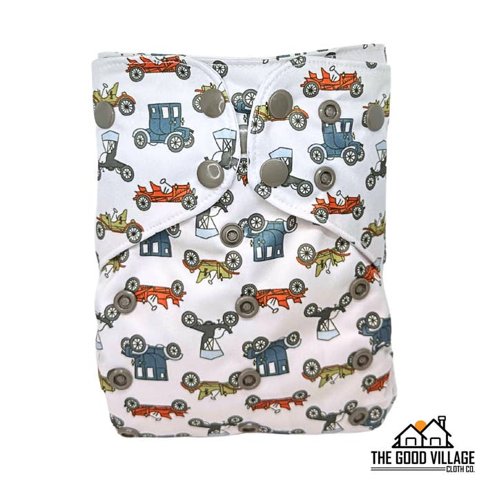 One Size Pocket Diaper | Old Timer for wholesale by The Good Village Cloth Co + Market
