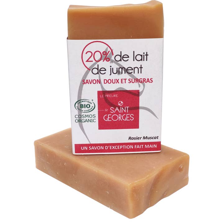 Jabón de leche de yegua con ylang-ylang y geranio para venta al por mayor de SAVONNERIE SAINT GEORGES