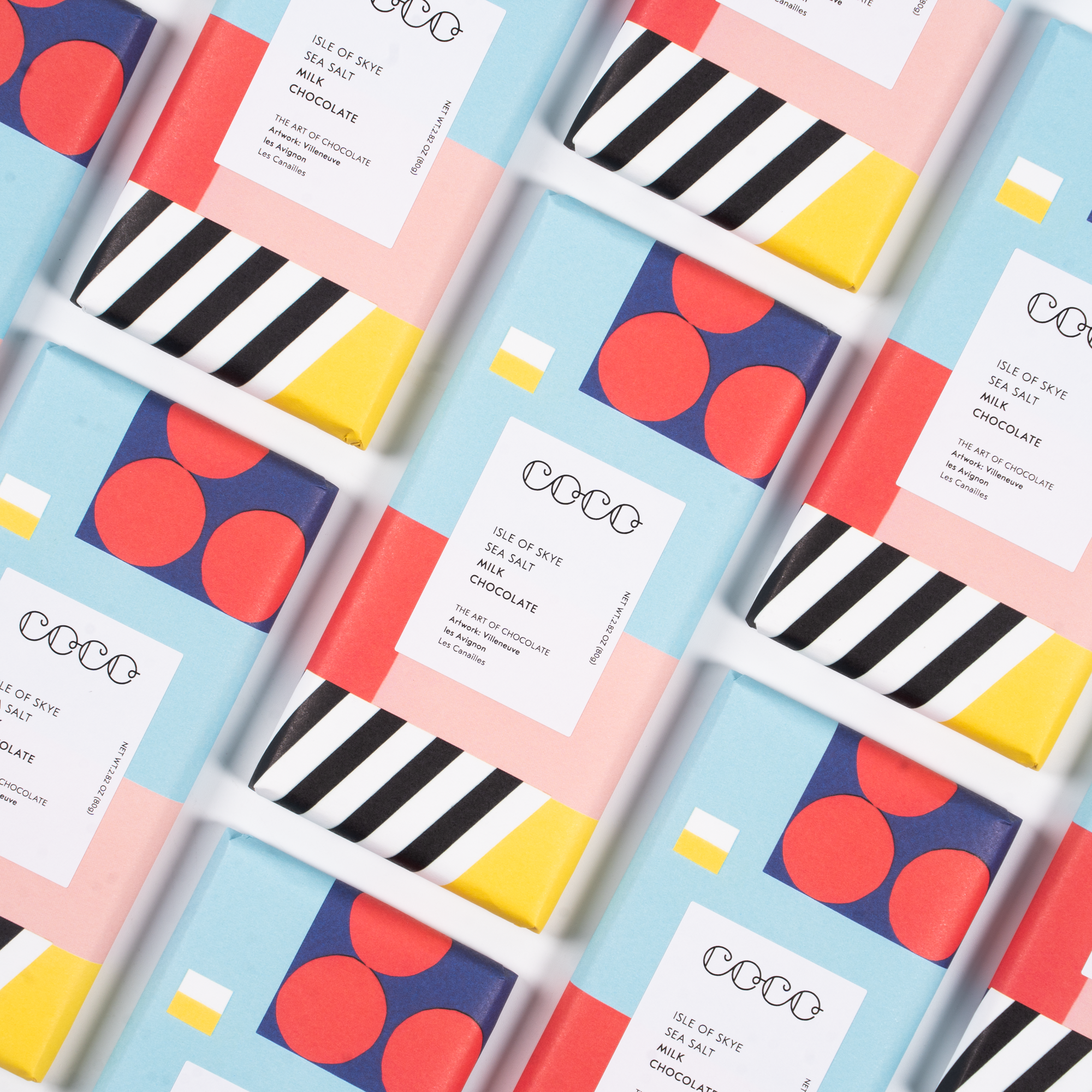 COCO Chocolatier [No duties when shipping to US!] - Wholesale Chocolate Bar - Isle of Skye Sea Salt Milk Chocolate Bar (Pack of 12)6