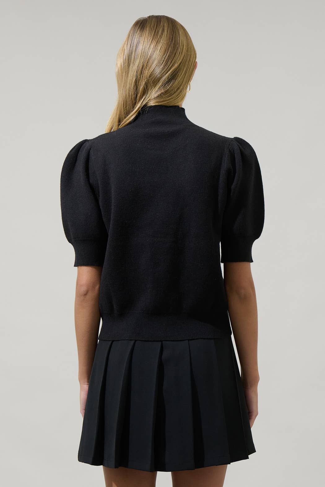 Sugarlips - Wholesale Knit Sweater - Women's - Russel Heart Puff Sleeve Sweater2