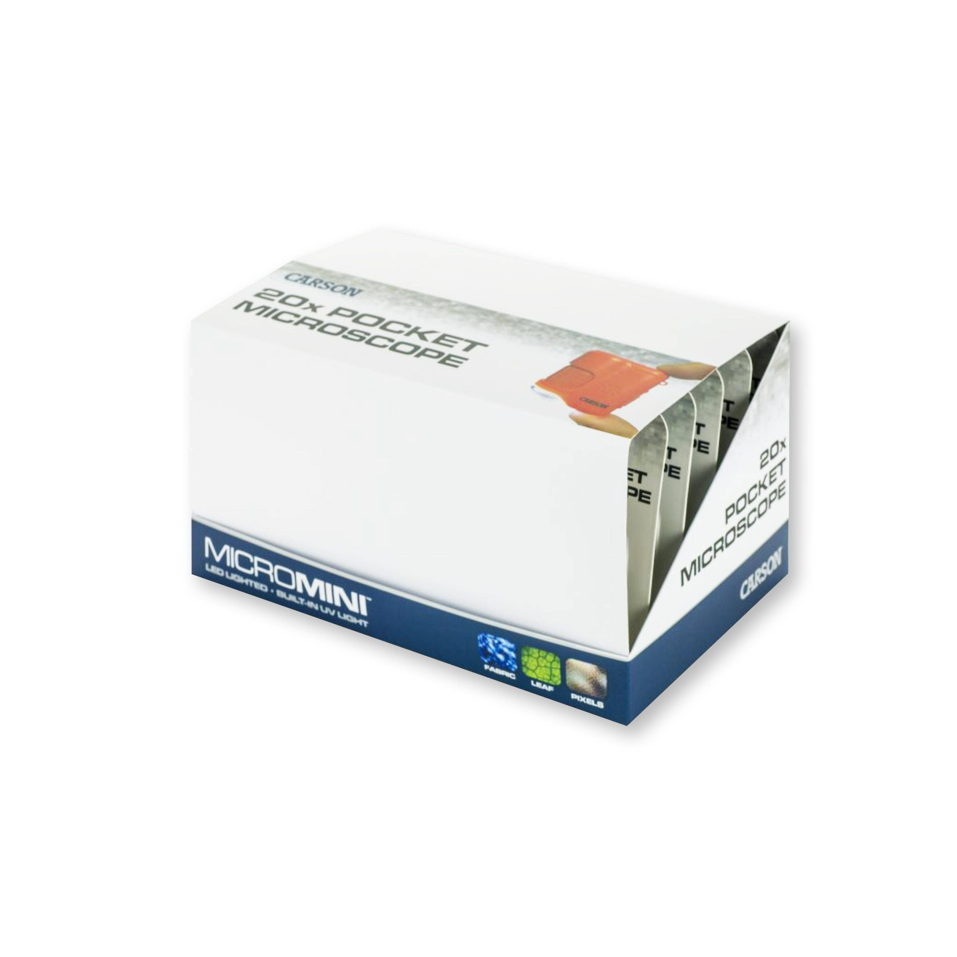 Carson - Wholesale Telescope/Microscope - Kids - MicroMini™ Pocket Microscope Countertop Display 15-pack4