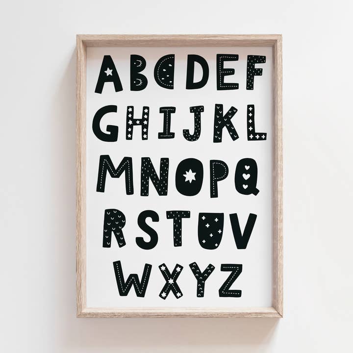 Scandi Alphabet for wholesale by Pig and Bear