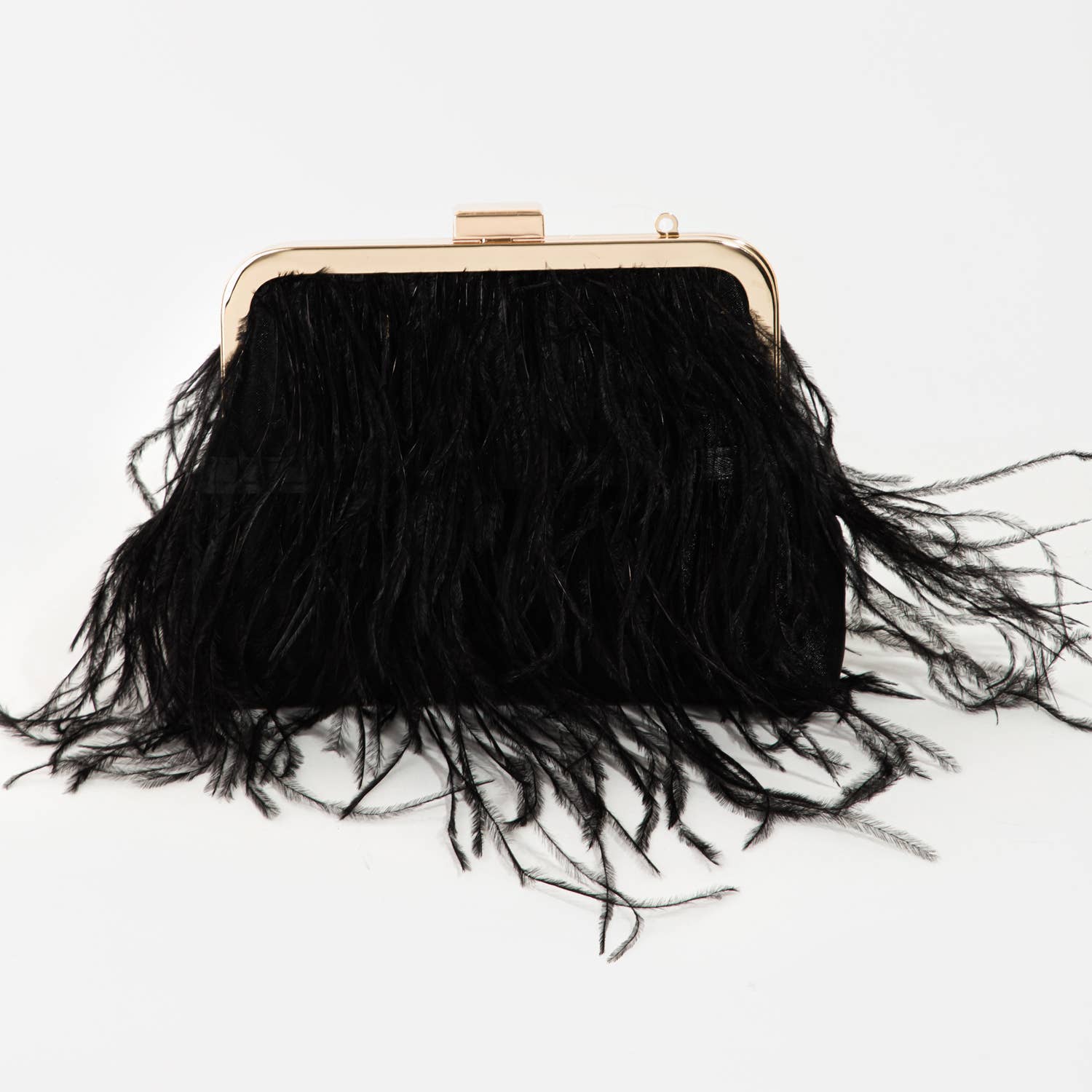 Collections by Fame Accessories - Wholesale Clutch Bag - Women's - Feather Fringe Clutch Bag8