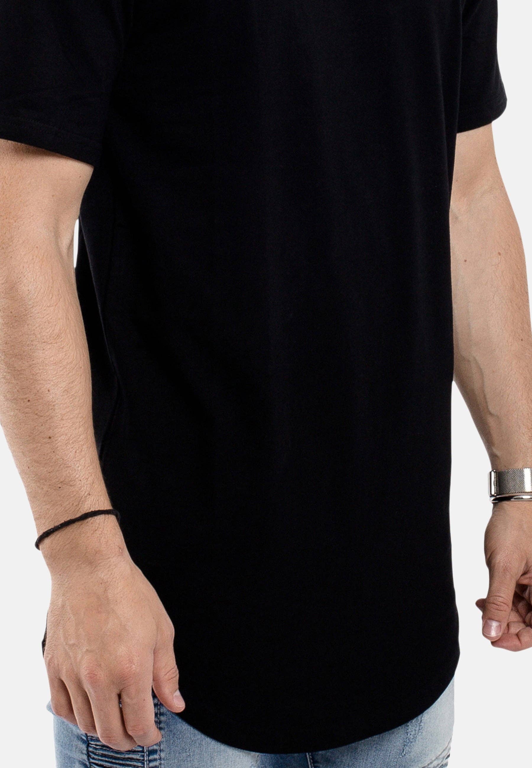 Blackskies – T-shirt – Homem por atacado – T-shirt de corte redondo preto5