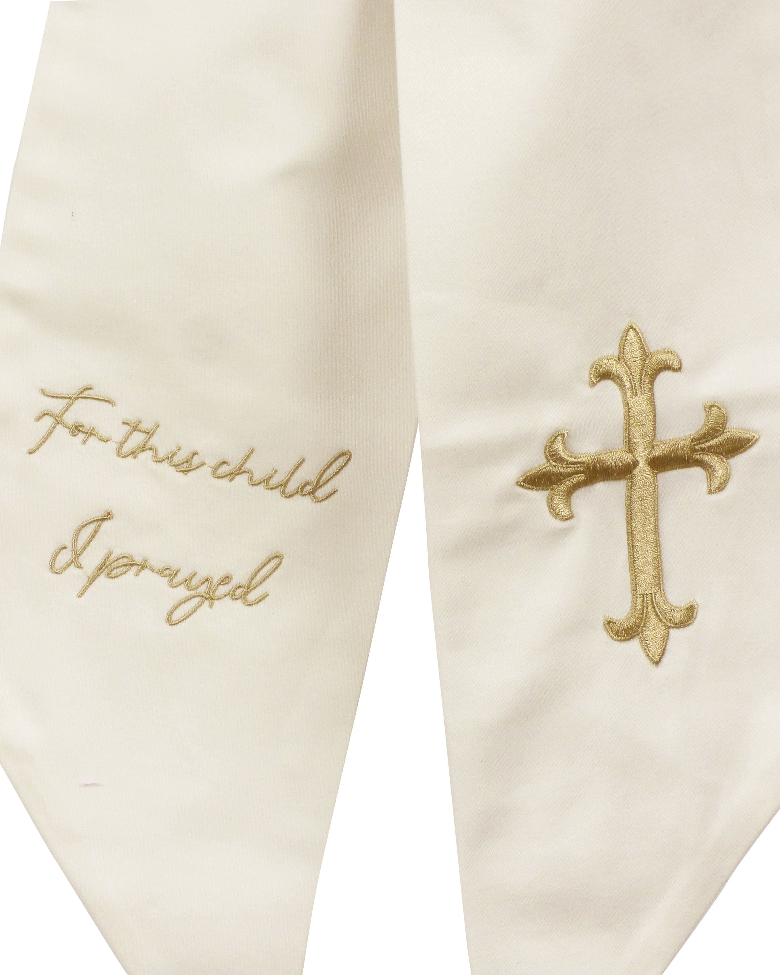 The Yellow Lamb – wholesale Wreath – Wreath Sash: For This Child I Prayed2