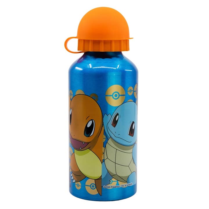 Stor - Wholesale Water Bottle - Small Aluminum Bottle 400 ml Pokemon1