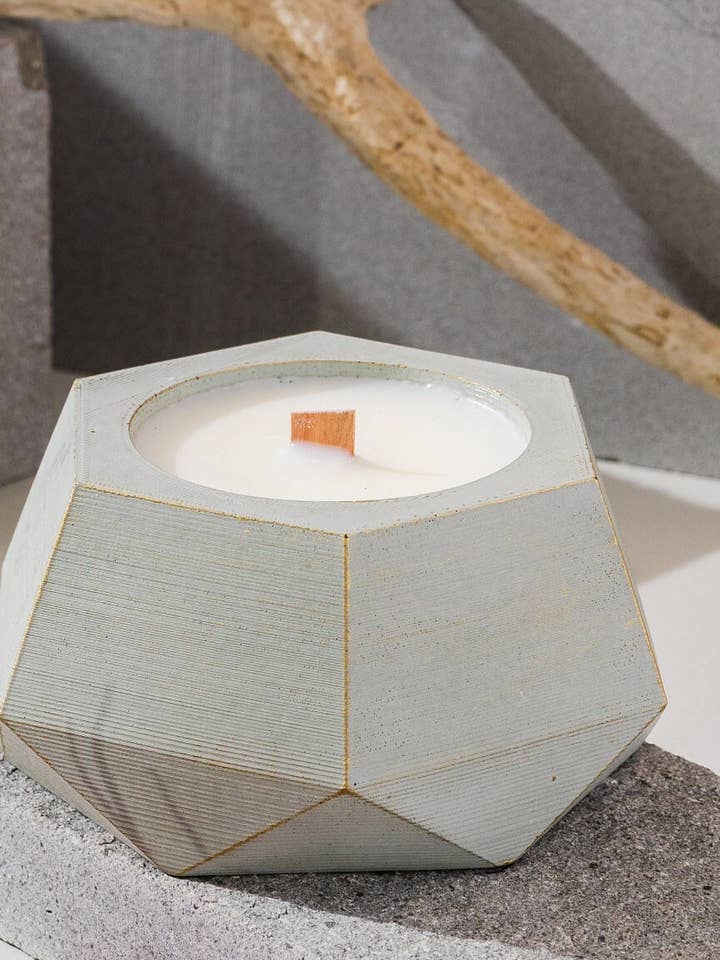 Concrete Soy Candle | Organic Soy Wax Cement Decor| Modern Decoration | Scented Candle | Gift Ideas | Home Decor | Decoration Candles |Decor for wholesale by Nema Concept