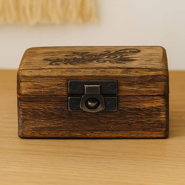 Etnico del Mondo – wholesale Jewellery box/organiser – Carved and Decorated Wooden Jewelry Box0