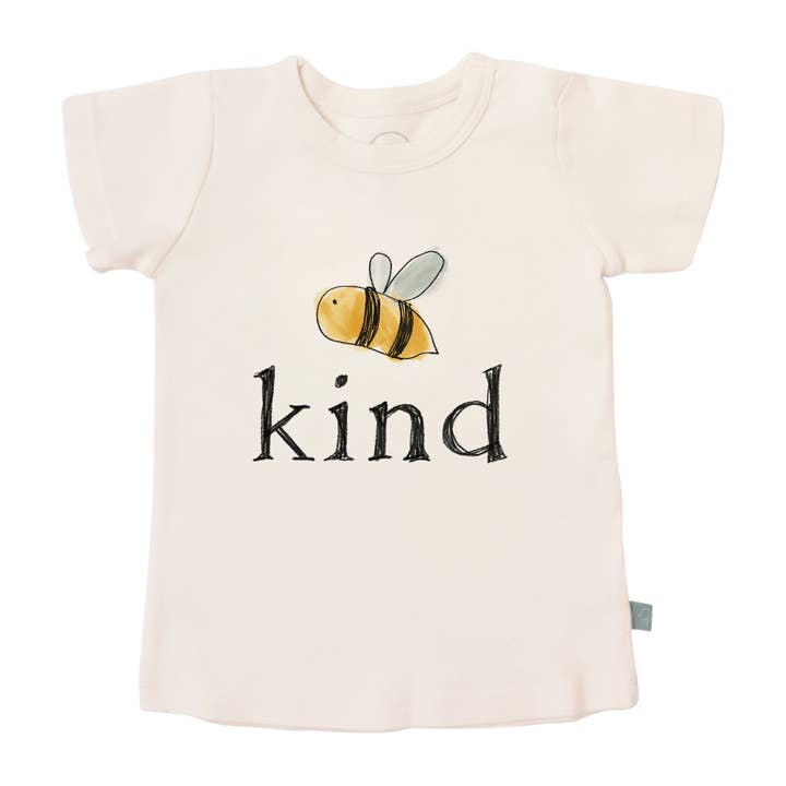 kid toddler graphic tee | bumble bee kind for wholesale by Finn + Emma
