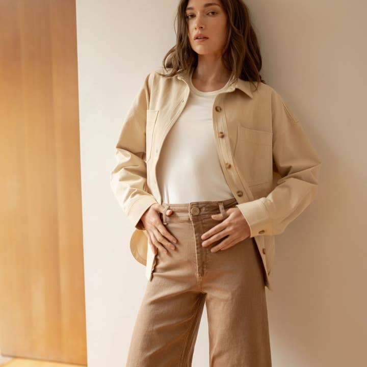 HEMDJACKE AUS BAUMWOLLTWILL für den Großhandel von FUN2FUN