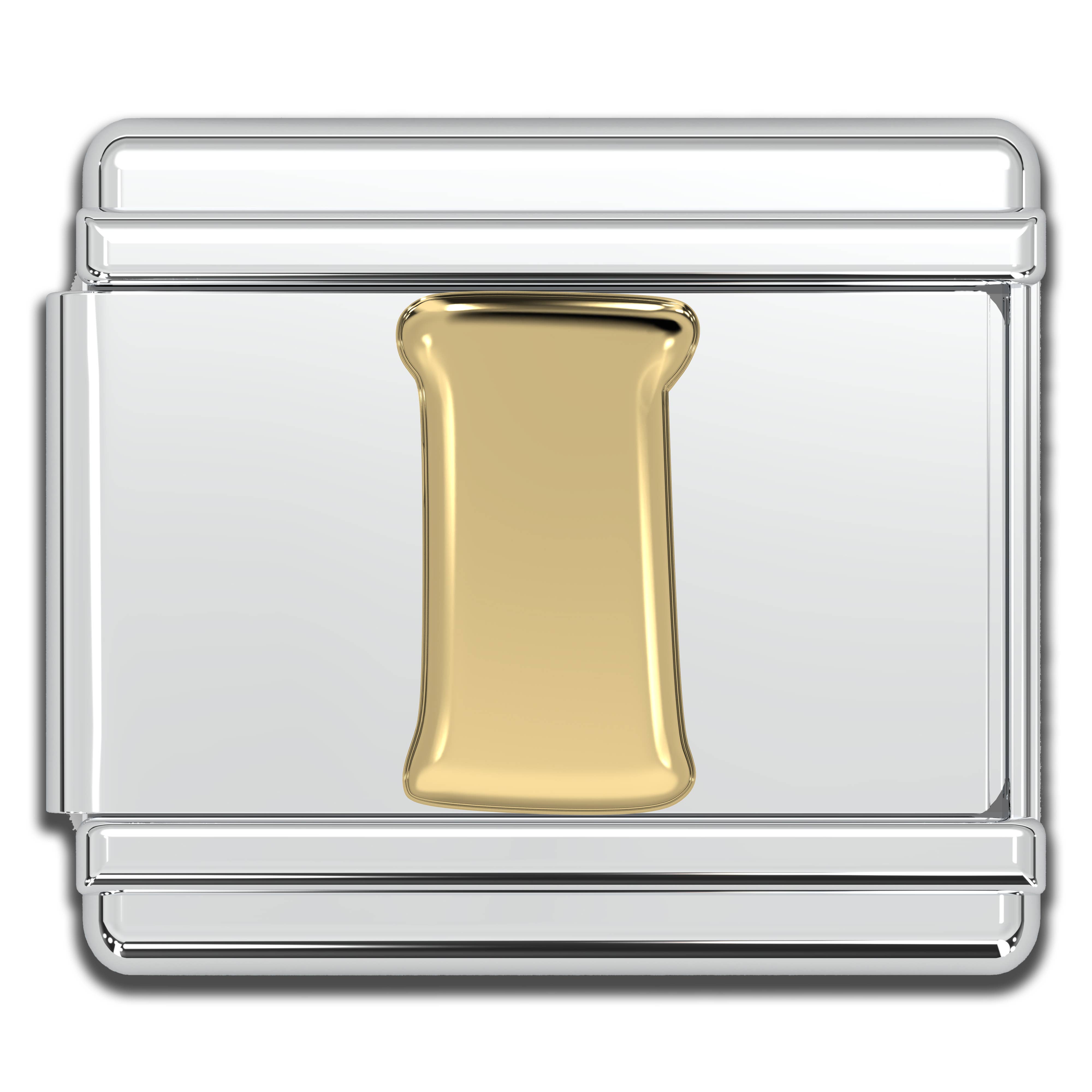 Natalia - Wholesale Individual Charm/Pendant - Italian Charm Letters A-Z - 9mm Gold Bracelet Charms5