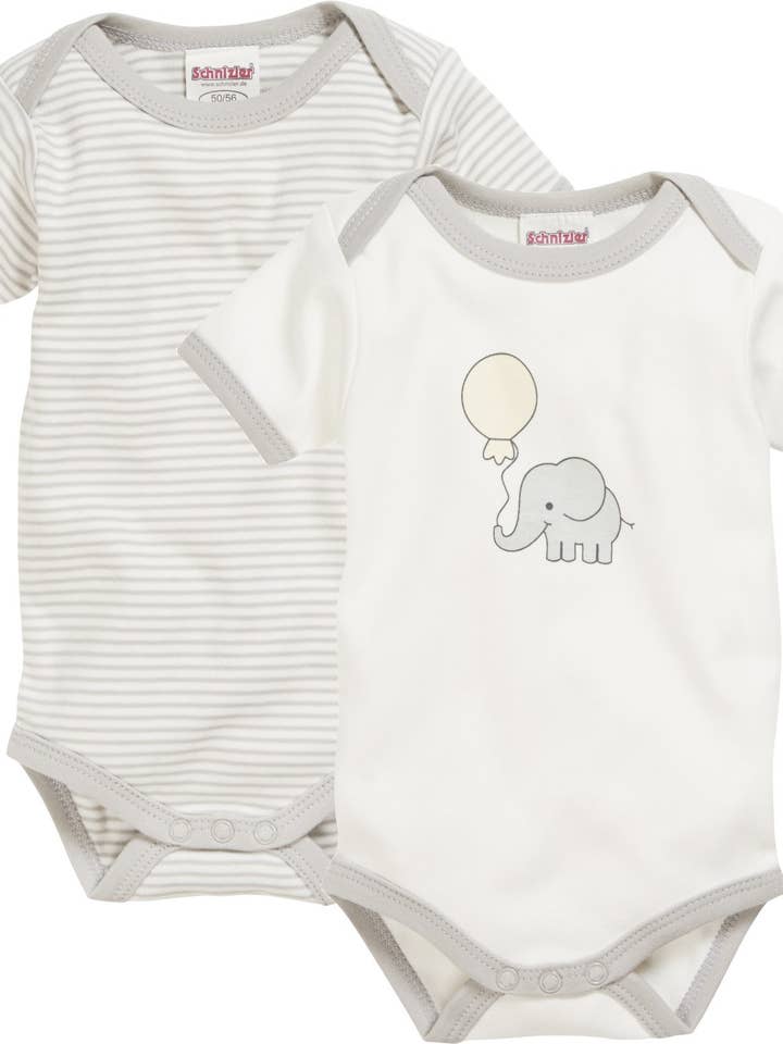Body 1/4-arm 2-pack olifant voor wholesale door Playshoes GmbH