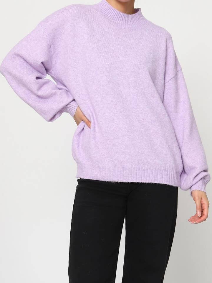 DIX-ONZE - Wholesale Knit Sweater - Women's - Soft Plain Sweater – Round Neck & Long Sleeves16