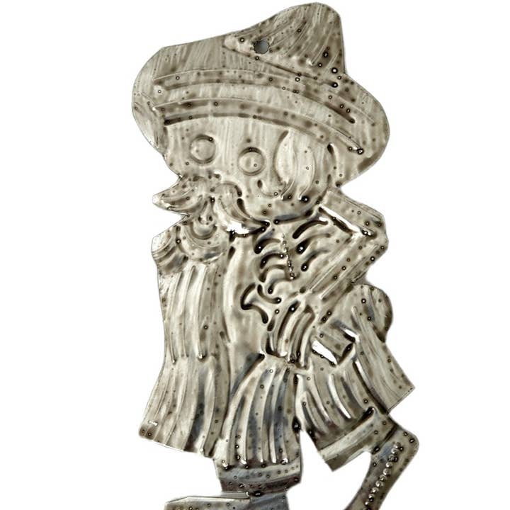 Handcrafted Tin Art Catrin Ornament for wholesale by Sedona Spirit