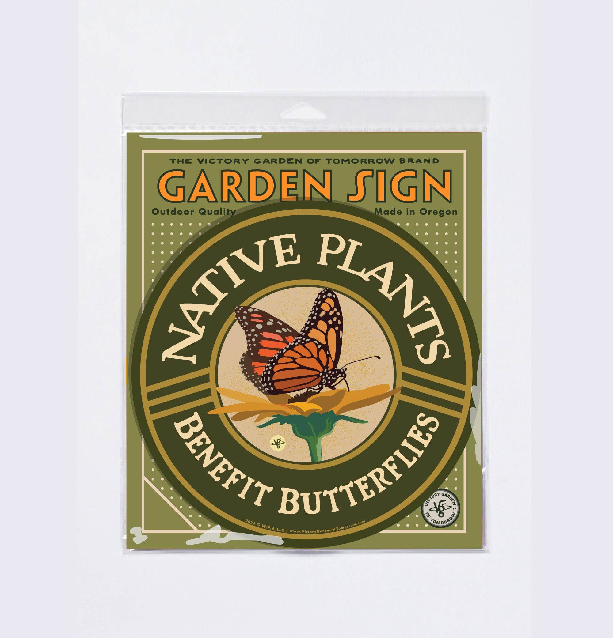 Wirtheim Poster Arts LLC - Wholesale Outdoor Sign - Native Plants - Benefit Butterflies - Yard and Garden Sign0