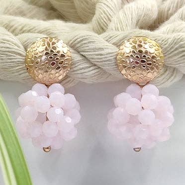 Luisa light pink earring for wholesale by LeFah design