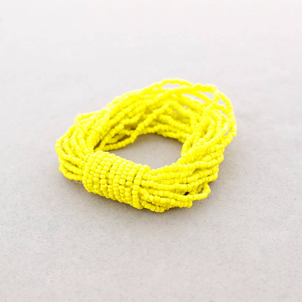 Sonata - Wholesale Beaded Bracelet - Multirow Elastic Bracelet - Beads2