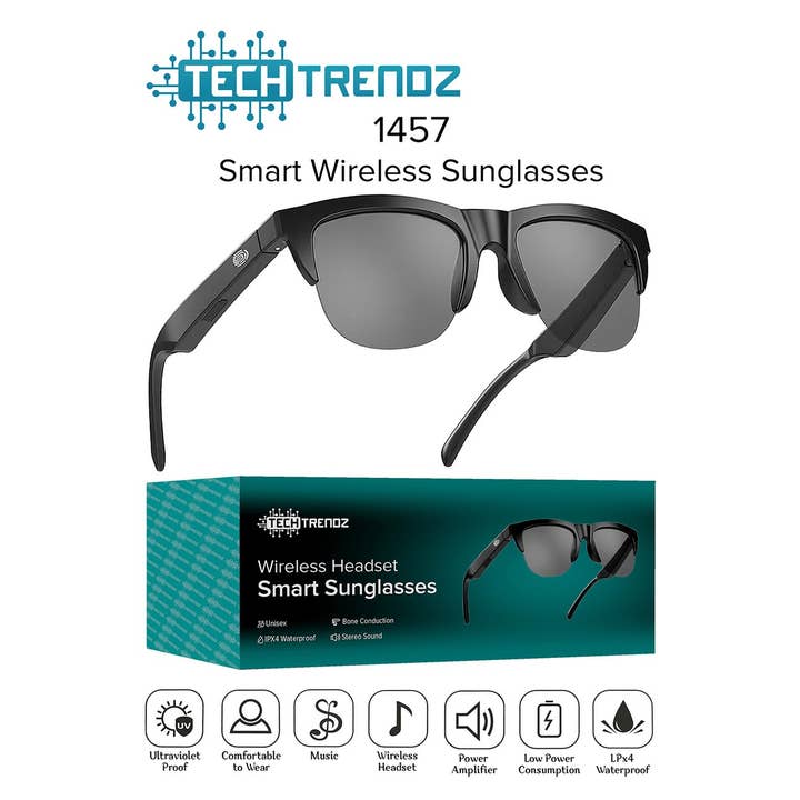 Tech Trendz - Wholesale Sunglasses - Unisex - Smart Bluetooth Sunglasses1