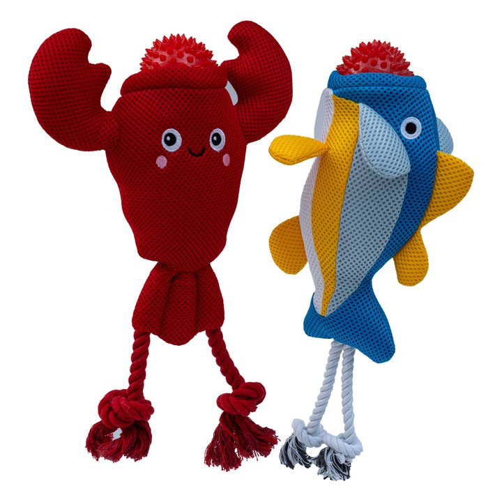 Original Territory - Wholesale Pet Toy - Dog - Territory Fish 2-in-1 Floating Dog Toy