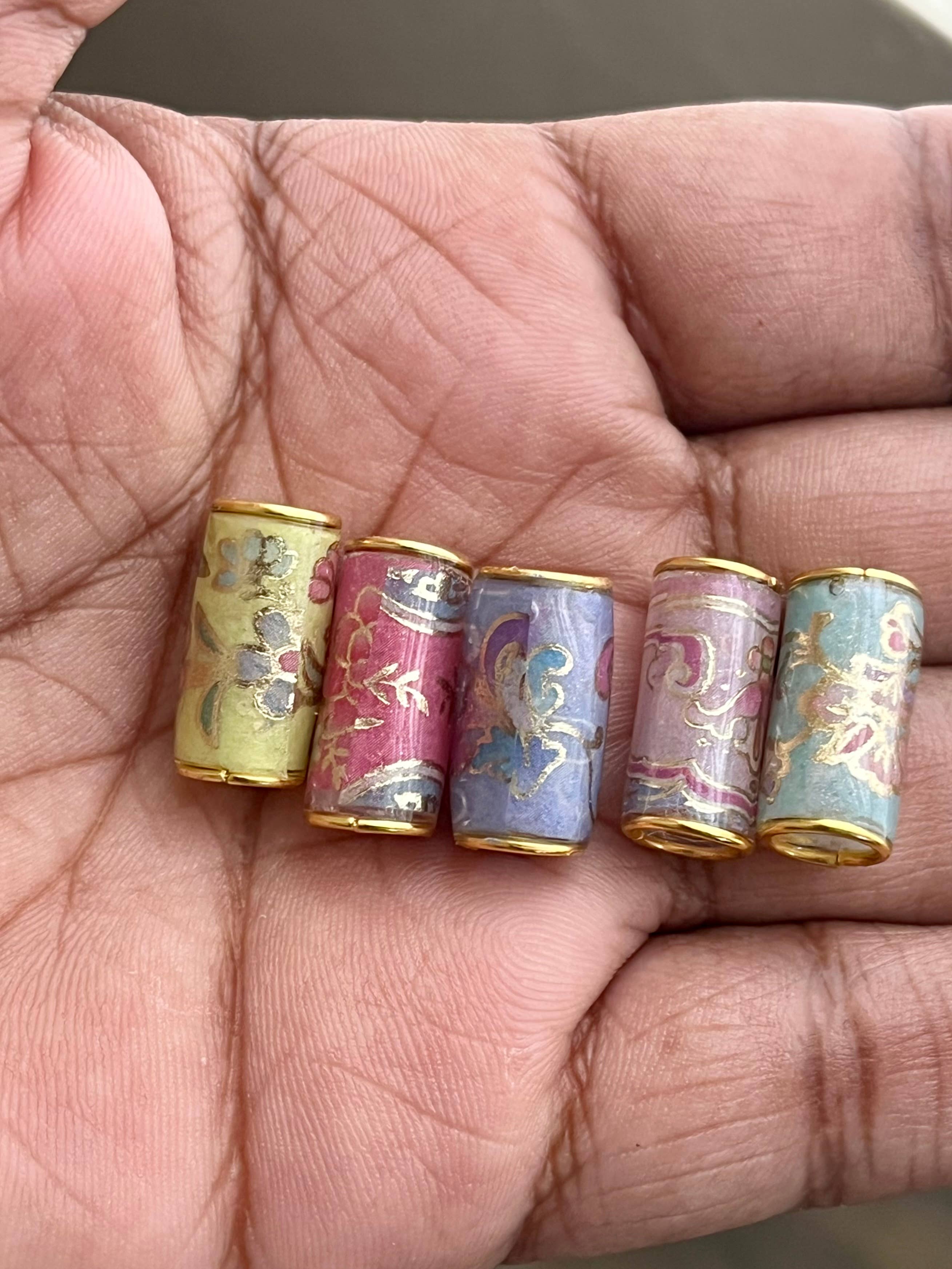 elevated loc jewelry - Wholesale Hair Accessories Set - Women's - Loc Hair Charm Set of 5 Shapes4