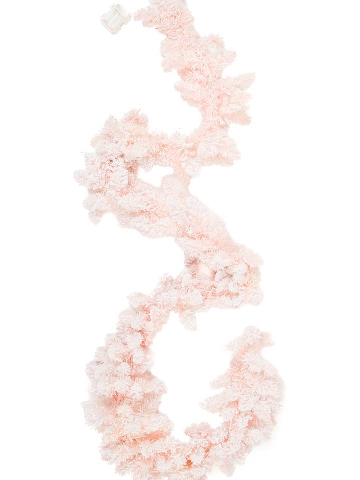 NEW-Pink Pink Pine Garland LED Artificial Garland for wholesale by Starlight Collection