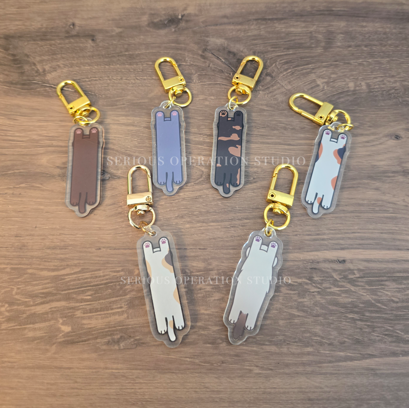 SeriousOperationStudio - Wholesale Keychain - Unisex - Long Cat & Dog Keychains5